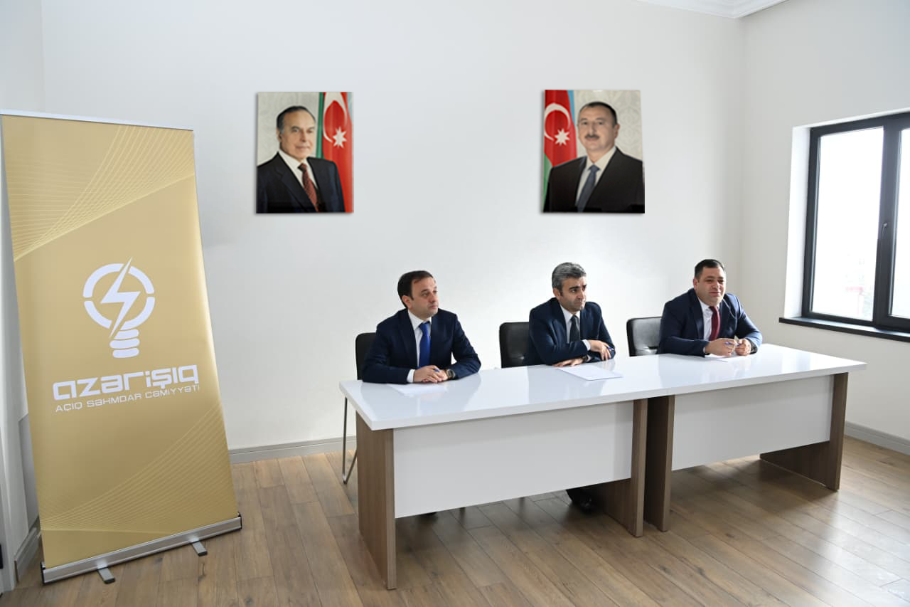 “Azərişıq” nümayəndələri Xankəndində sahibkarlarla görüş keçirib - FOTOLAR